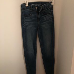 American Eagle Hi Rise Jeggings 00 Short